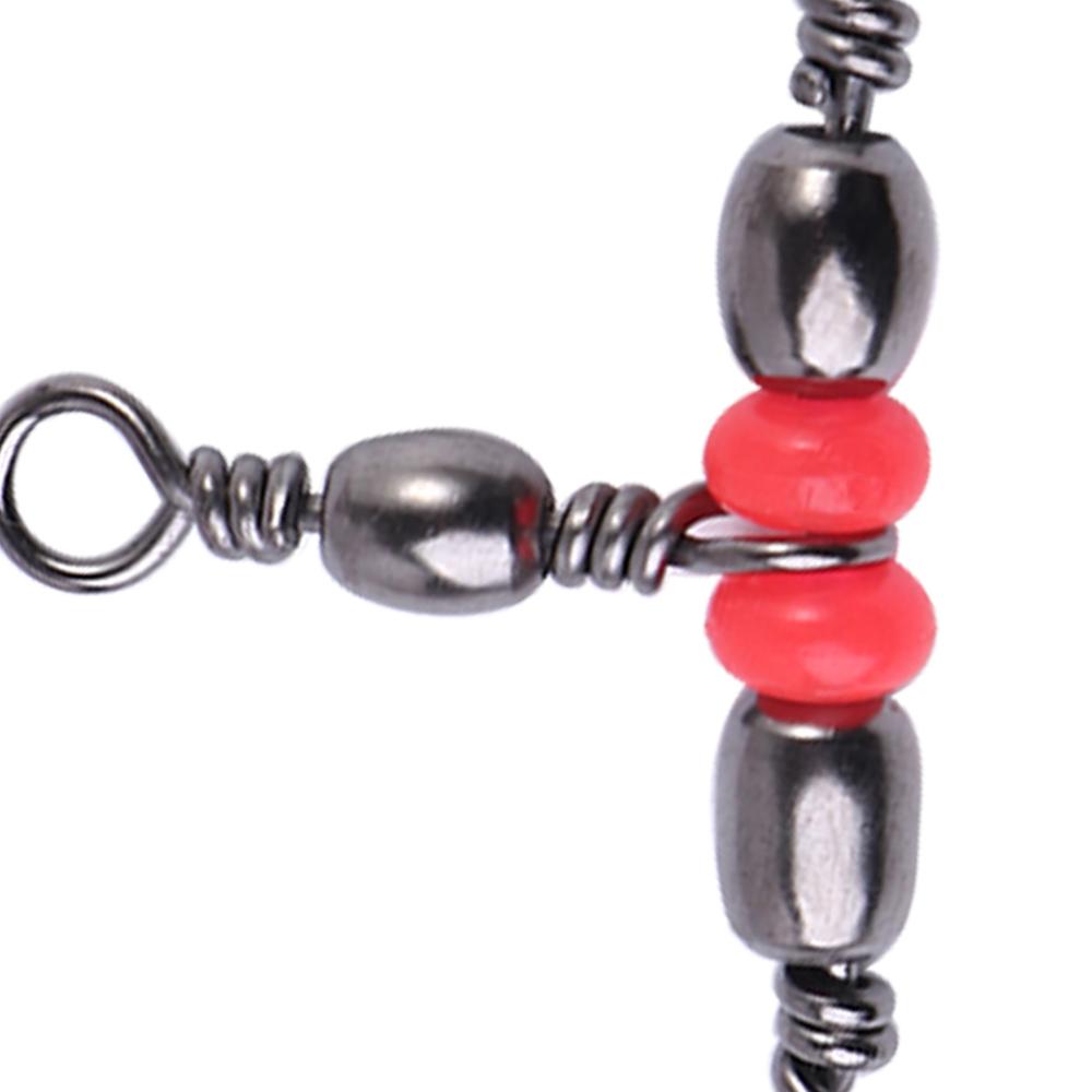 10 шт. цельное кольцо 3-ходовой тройной подшипник бочкообразное кольцо вращающиеся вертлюги рыболовный соединитель рыболовный вертлюг