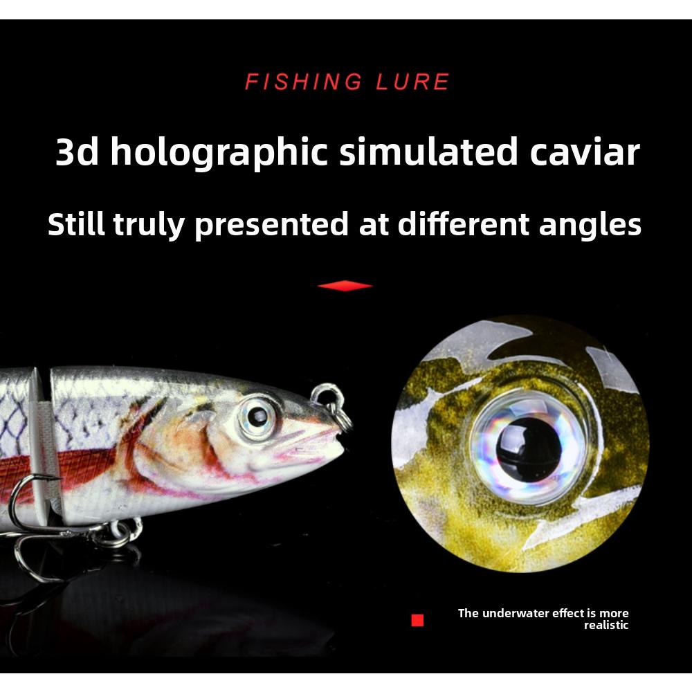 Набор многосекционных приманок Luya 8-секционная рыба приманка для пресноводной морской рыбалки твердая приманка приманка Luya продается далеко 13,5 см