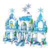 463 шт., дом друзей, ледяной замок принцессы, модель снежного мира, строительные блоки, городские кирпичи с видом на улицу, развивающая игрушка для девочек, подарок