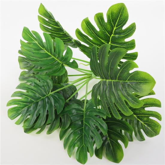 1Pc Artificial Monstera Simulation Plant Wedding Home Hotel Cafe Party Decor