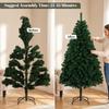 6ft/180cm Artificial Christmas Tree Fir Hinged Xmas Tree Green