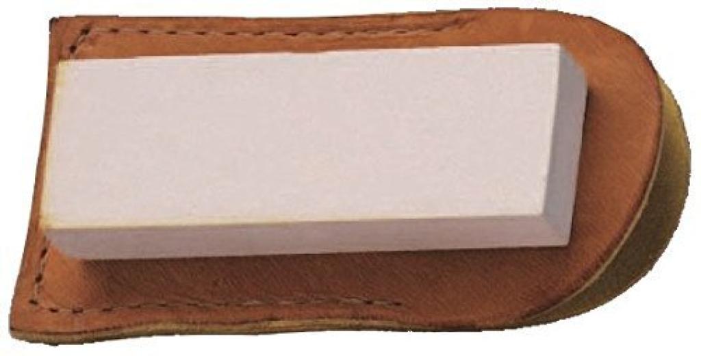 Натуральный белый брусок 76x25x9.5мм, (хорошо),