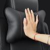 AXYY2 1Pcs Car Seat Headrest Auto Logo Neck Pillow For Toyota GR Sport Gazoo Racing RAV4 COROLLA C-HR Mirai car accessories interior