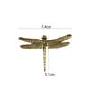 Elegant Brass Dragonfly Figurines Copper Dragonfly Ornament  Garden Decoration
