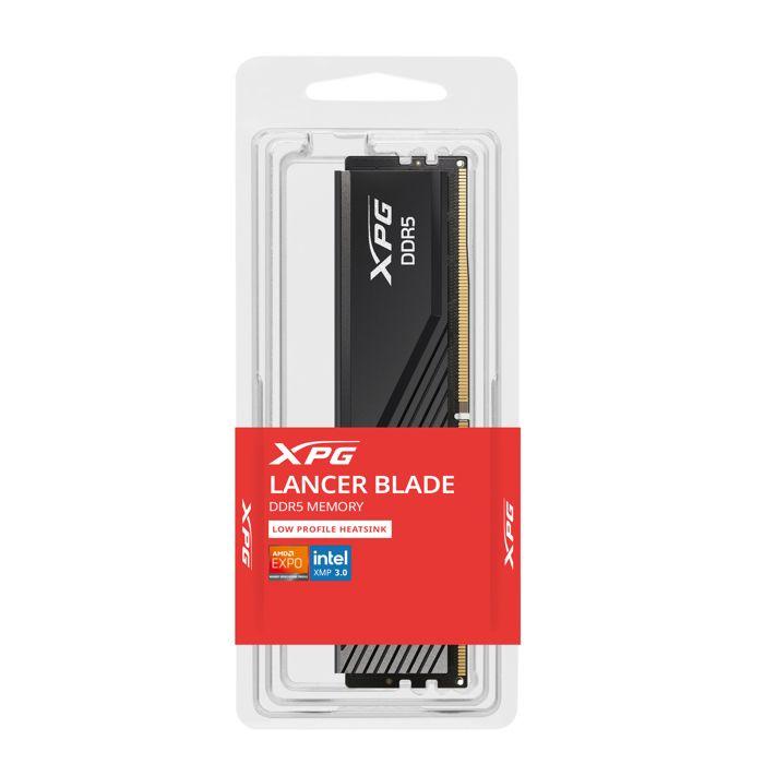 Barrette Mémoire - ADATA - XPG Lancer Blade - 16Go - DDR5 - 5600 MHz - Noir
