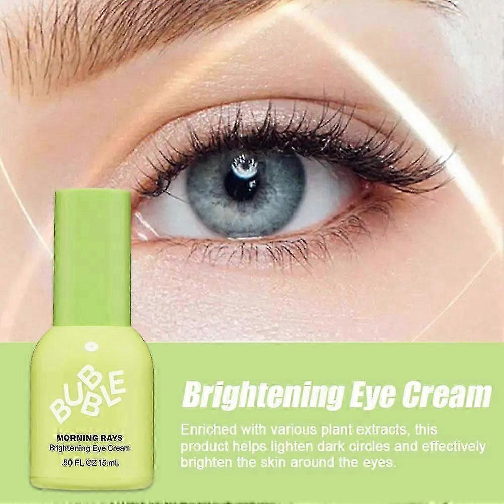 Cujmh Brightening Eye Cream 15ml Vitamin Infused Anti-Wrinkle Dark Circle Treatment