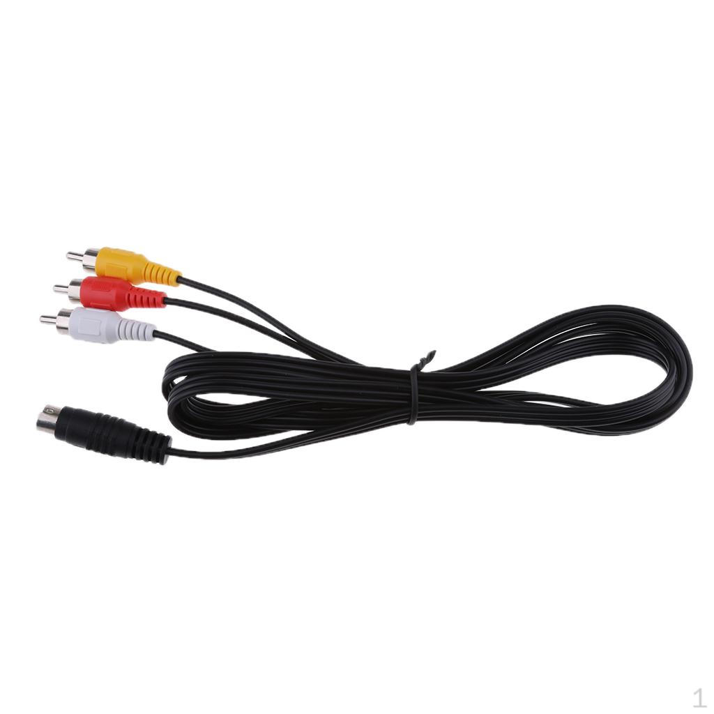 -Video 7-pin Male To 3 RCA Video