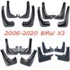 For BMW X3 E83 F25 G01 Mudguards X3 E83 F25 G01 Mud Flaps Bmw E83 F25 G01 Car Fenders Splash Guards Auto Accessories 2006-