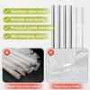 Metal Straw Replacement for Owala Water Bottle 24 oz 32 oz Accessories, With Straw Cleaner, Reusable Stainless Steel Straws