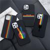 Gay Lesbian Lgbt Rainbow Black Soft Tpu Silicone Phone Case For Iphone 14 11 12 13 Pro Xs Max Mini X Xr 6 7 8 Plus Se 2020 Funda