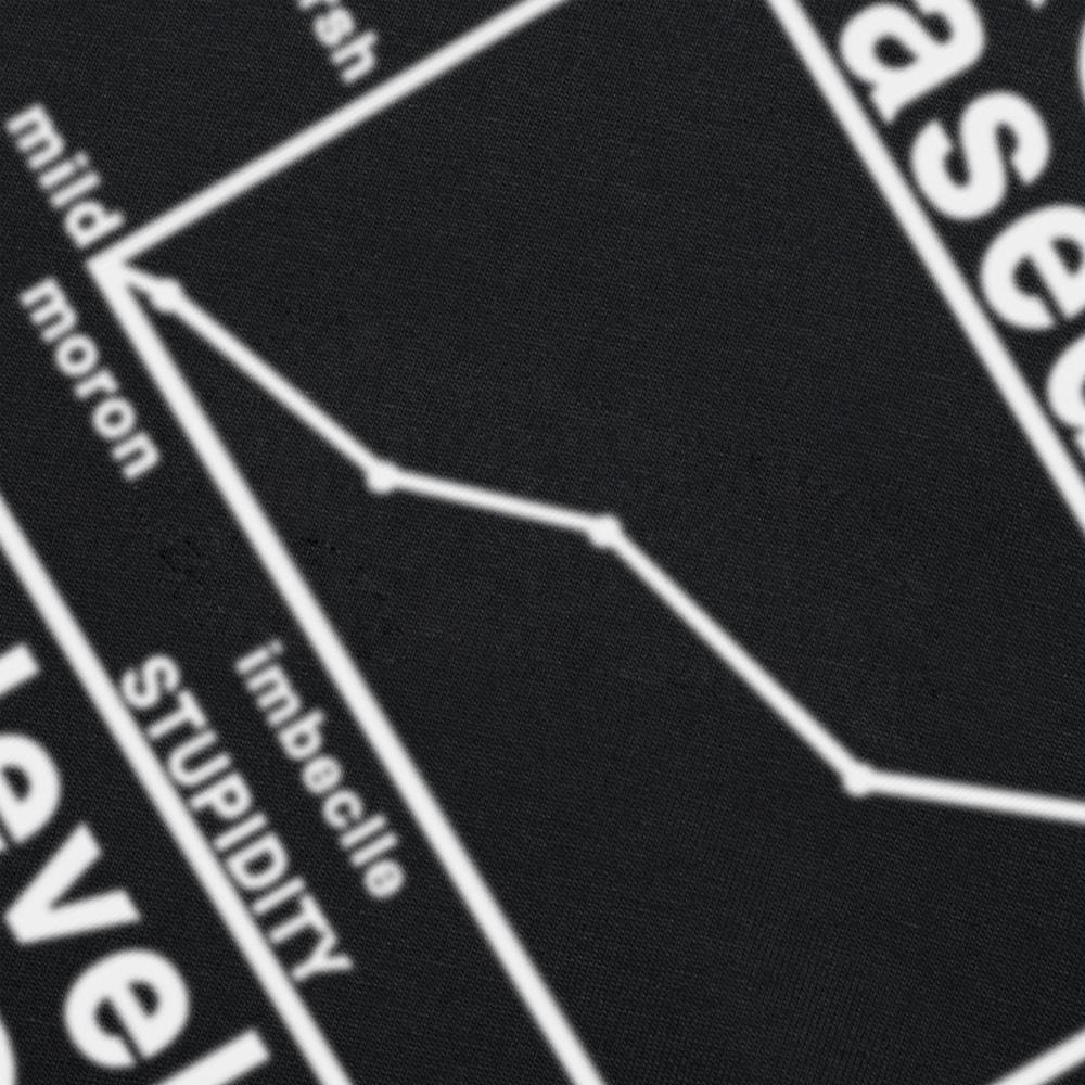 Funny My Level of Sarcasm is Based On Your Level of Stupidity Graphic T-shirts Men Fashion Casual Tshirt Cotton Loose T Shirt