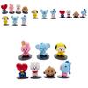 Bts Bt21 7 шт./набор Фигурки-украшения для детского монитора Топпер для торта Игрушки Подарок