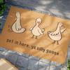 Cartoon Goose Welcome Door Mat Carpet Mat Rug Living Room Home Decoration Cute Animal Pattern Floor Mat Non Slip Door Mat