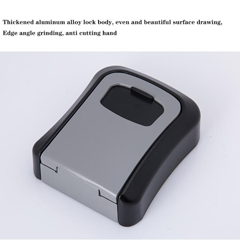 Metal Key Storage Box With Password Lock For Home Office Use