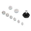 8Pcs Adjustable Size Watch Back Remover Rubber Material Shell Opening Tool  Watchmaker Work