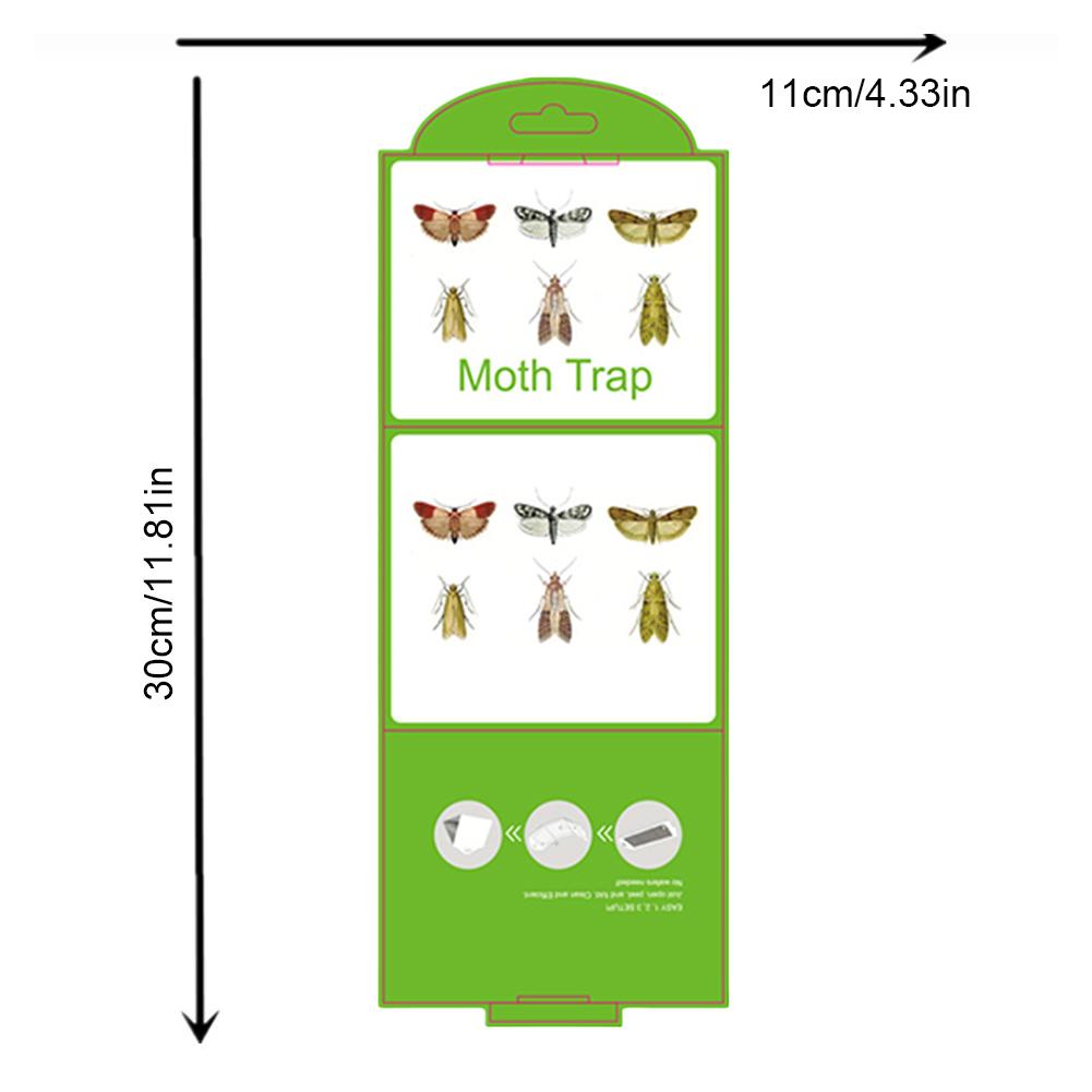 5 шт. ловушки для моли с феромонами Prime Мощные ловушки для моли (Зеленый Белый)