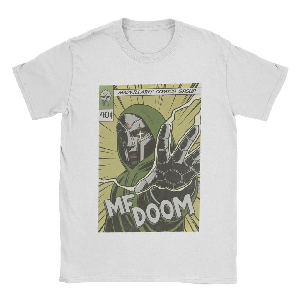 Комиксы Madvillain Певец Mf Dooms Madlib Футболки Мужские 100% Хлопок Футболка Круглый Вырез Футболка Короткий Рукав Одежда Вечеринка