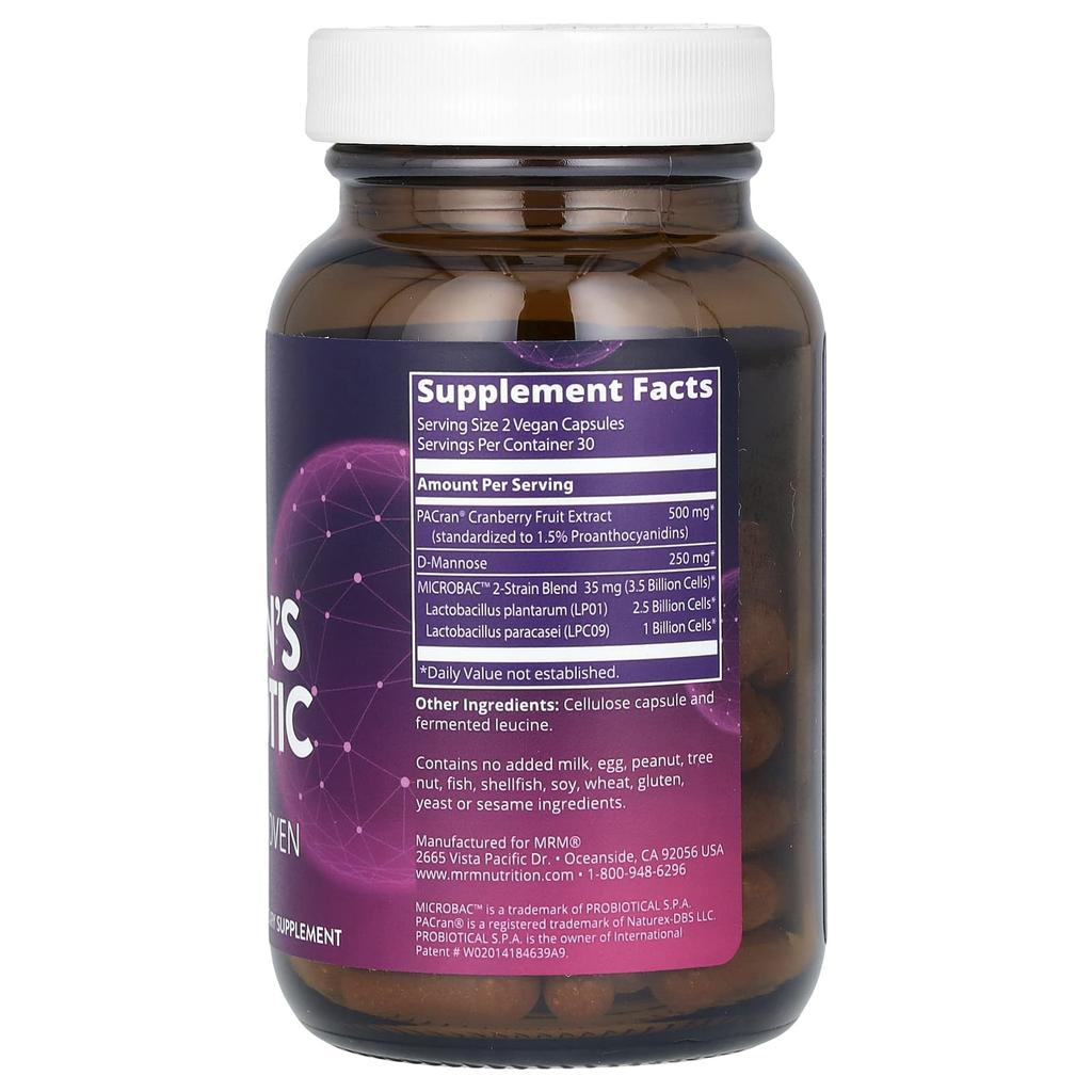 MRM Nutrition Women's Probiotic, 60 Veggie Capsules