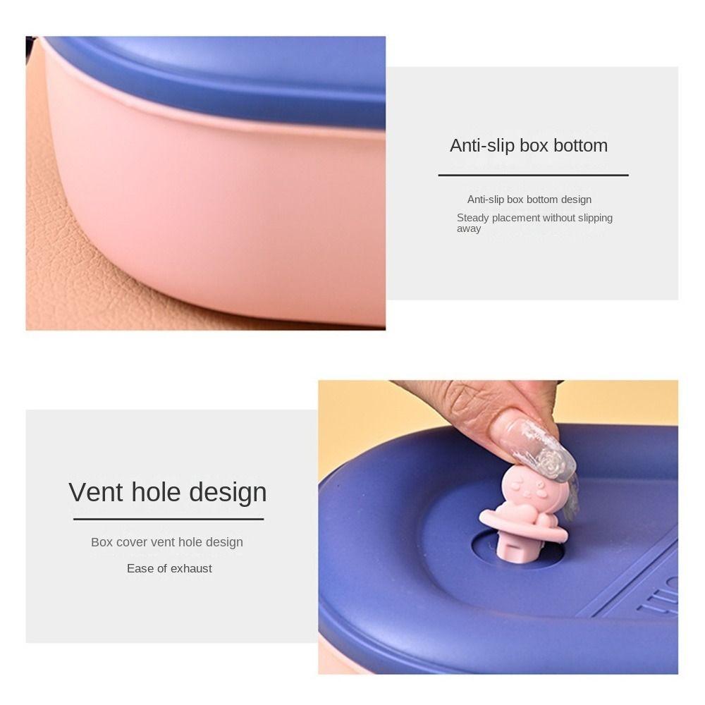 Leakproof Food Storage Container Microwavable Fruit Food Boxes Spice Container Lunch Box Camping