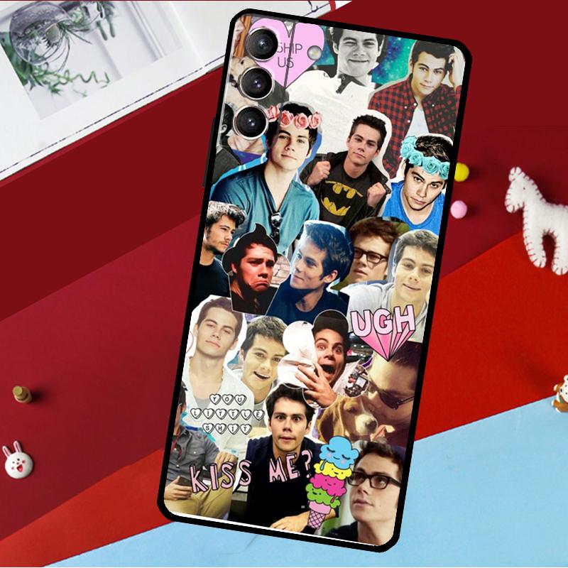 Коллаж Дилан О'Брайен Волк-подросток Чехол для Samsung Galaxy S26 S25 S24 S21 S22 S20 Ultra S9 S10 Plus S23 FE S25 FE Чехол для телефона