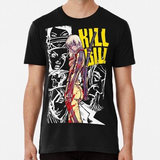 Unisex shirt Cotton Oversize Large Size Kill Bill Anime T-Shirt