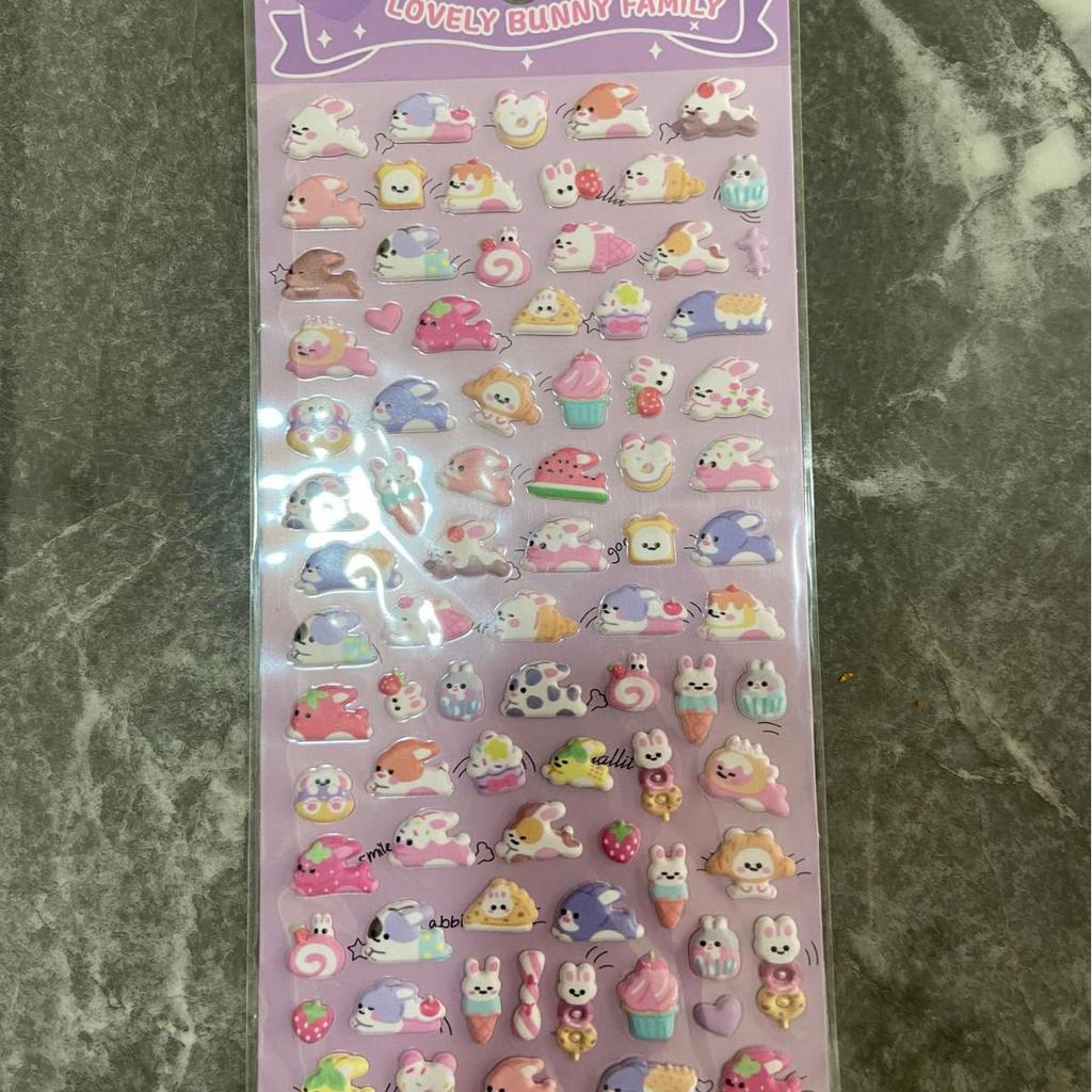 Милые мультяшные животные, пенопластовые наклейки для чехлов для телефонов и стаканов для воды