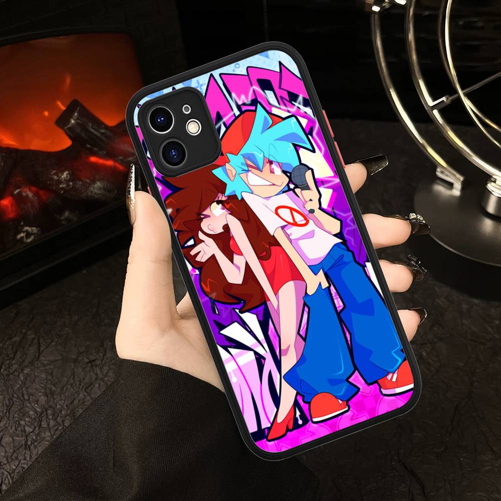 Игровой чехол для телефона Friday Night Funkin для iPhone 16 15 14 13 12 11 Pro Max 7 8 6 6s Plus Матовый чехол