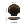 Japanese Tableware Creative Ceramic  Sushi Plate, Shell  Snack  Fruit Plate Household