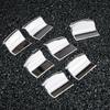 7Pcs/Set ABS Chrome Car Door Window Switch Lift Button Cover Trim Sticker for Nissan Qashqai J11 2016 - 2020