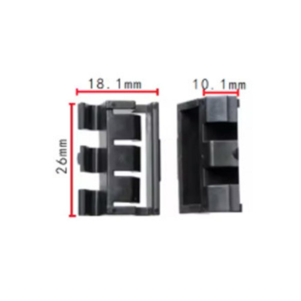 51137077127 BLACK Gutter Trim Clip Easy Installation Secure Retention Weather Resistant Precise Fit Roof Trim Replacement