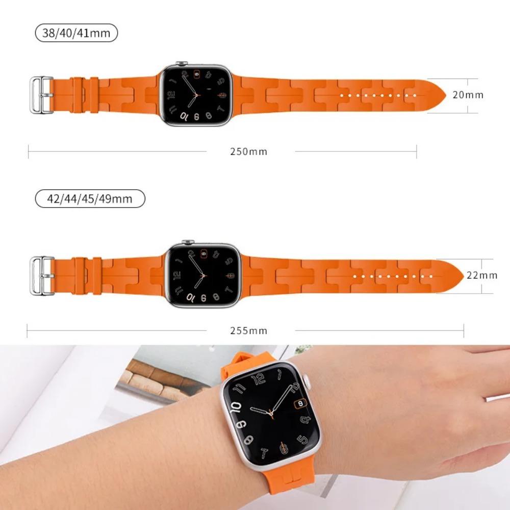 Силиконовый ремешок для Apple Watch Band 46 мм 42 мм 45 мм 41 мм 49 мм 44 мм 40 мм Мягкий браслет iWatch Series 10 Ultra 9 8 7 6 5 SE 4 Ремешок