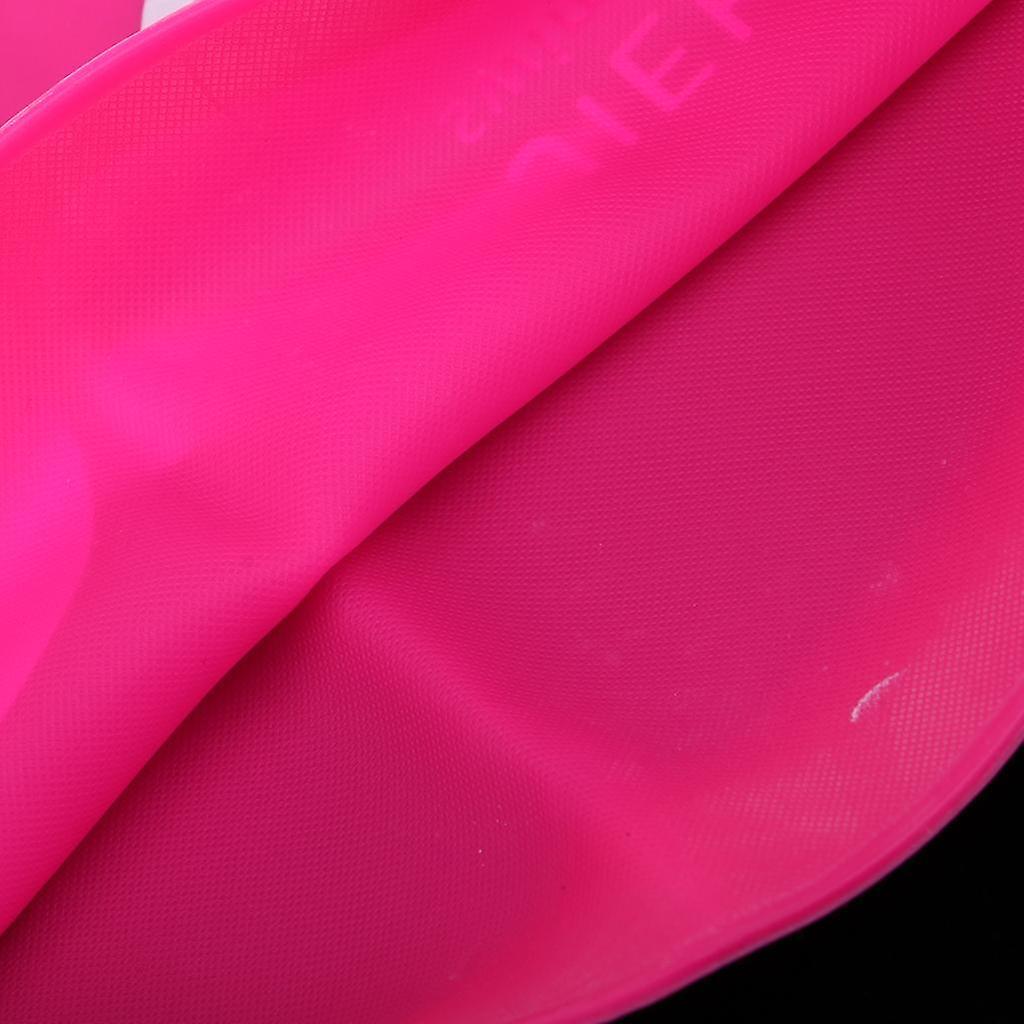 3xSwim Caps Waterproof Unisex Premium Silicone No-Slip Swimming Hat Pink
