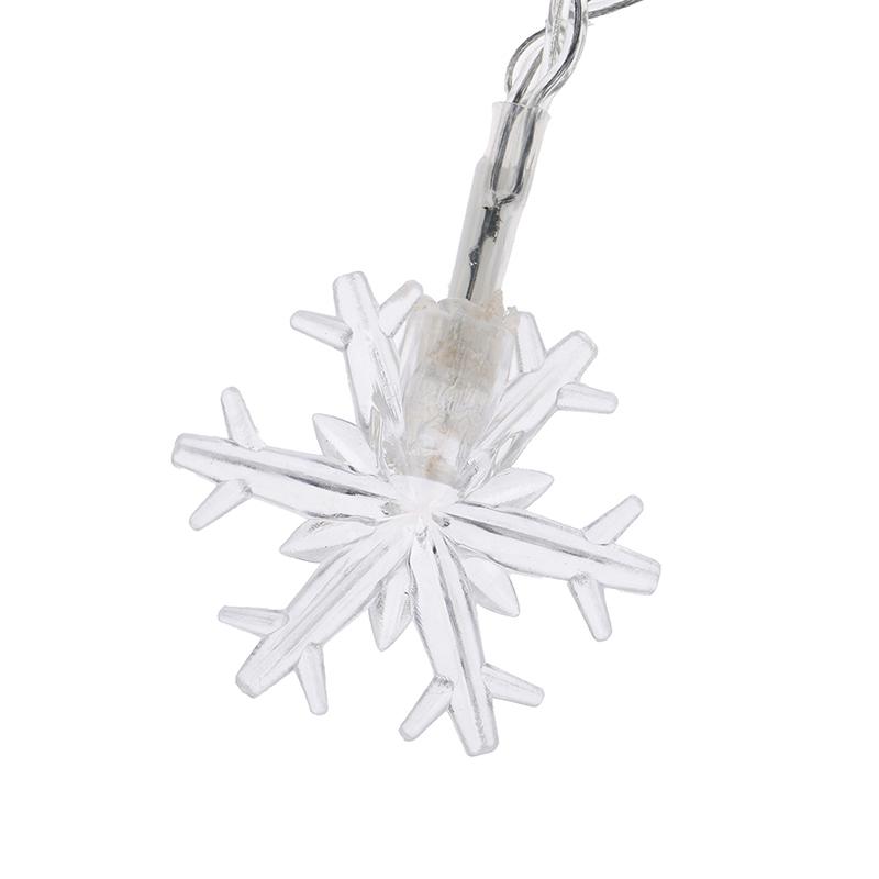 Рождественские украшения Снежинка Гирлянда Рождественская гирлянда Праздничный светодиодный свет