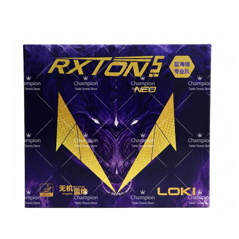 2026 Новая накладка LOKI RXTON 5 NEO для настольного тенниса Липкая топспин-атака Накладка с губкой 100% Оригинальная накладка Loki для пинг-понга
