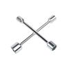 Metal Tire Wrench Silver Socket Wrench Portable Cross Wrench  Household Disassembly