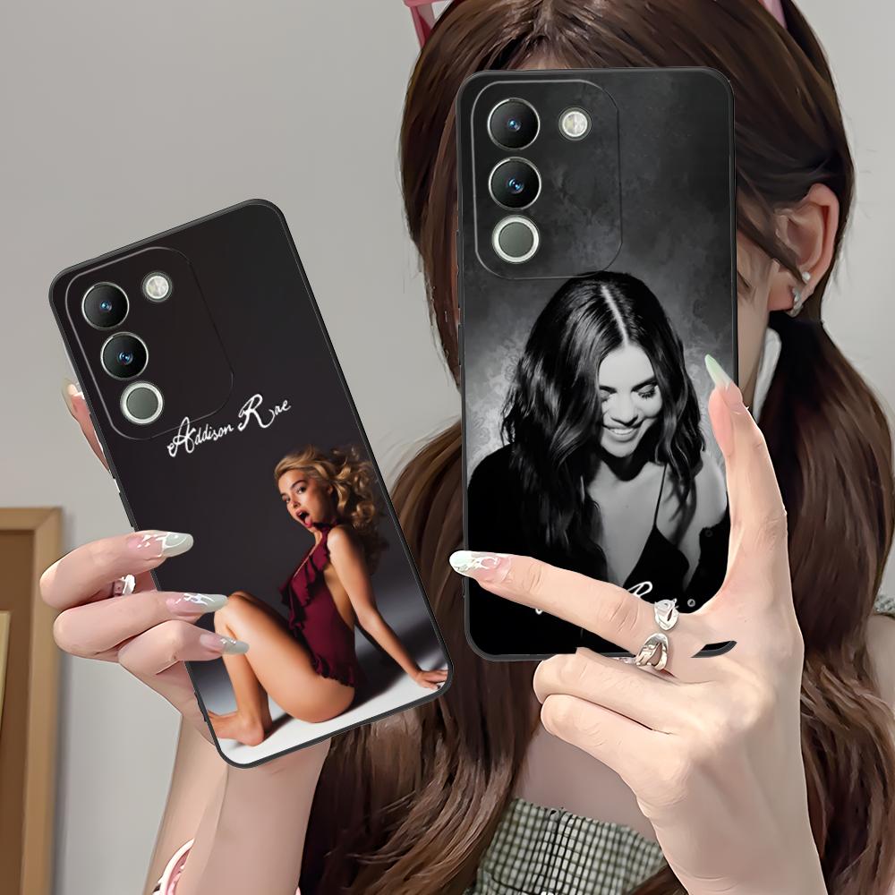 Чехол для мобильного телефона Addison Rae для VIVO V60 V50 V40 V30 V29 V27 V25 V23 Pro Lite 5G Цветной Печатный Чехол Роскошный Красивый Чехол