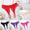 Erotic Panties Sexy Lingerie Women's Crotch Opening Transparent G-strings Thongs Hollow Out Solids Bowknot Underwear Women Lace Pantys