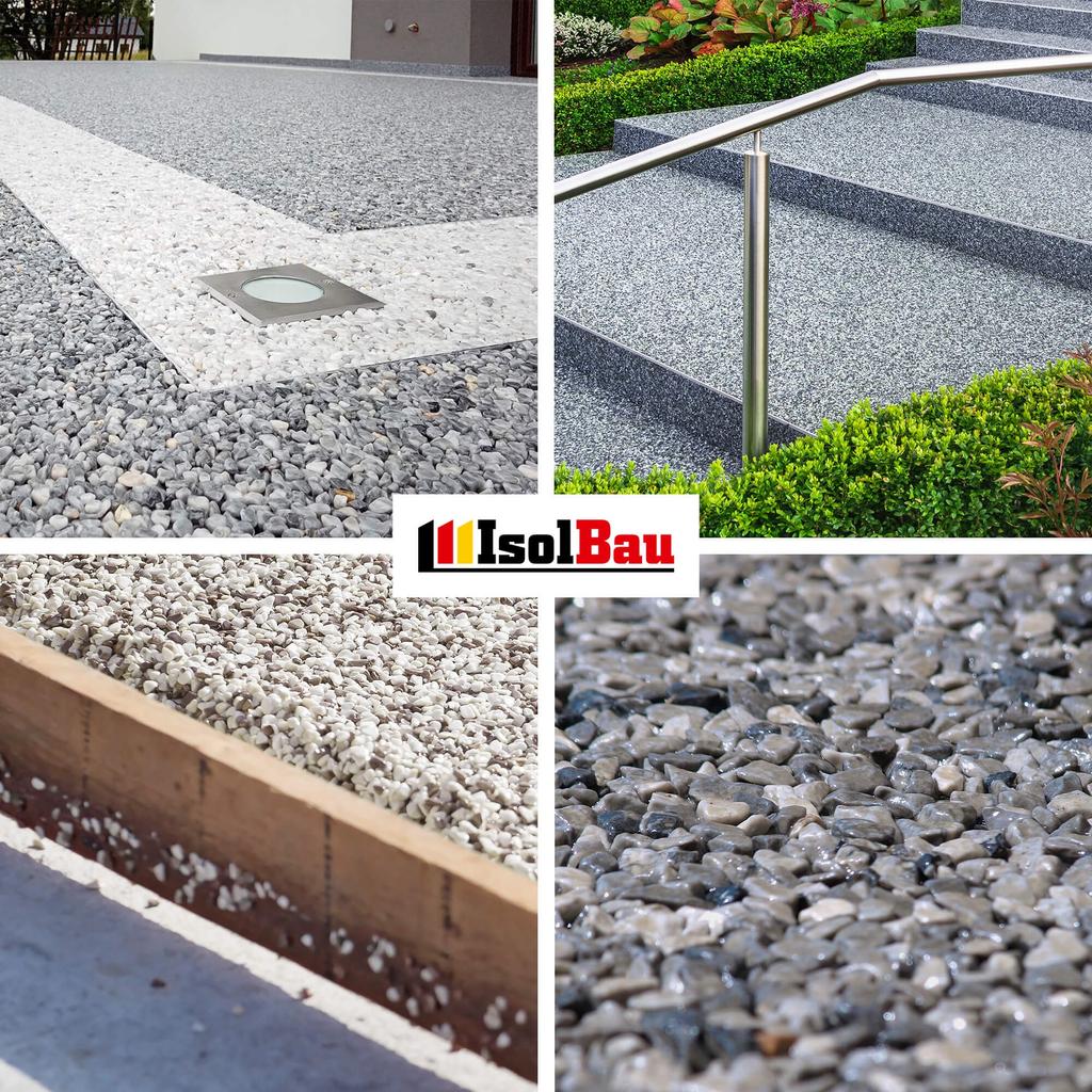 IsolBau Marble Aggregate Marmorkies Ice Blue 4/8mm 25kg
