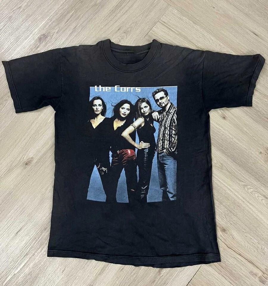 The Corrs Tour Band Album Black Tee Cotton Adult T-shirt Tops Tees Unisex UU1071