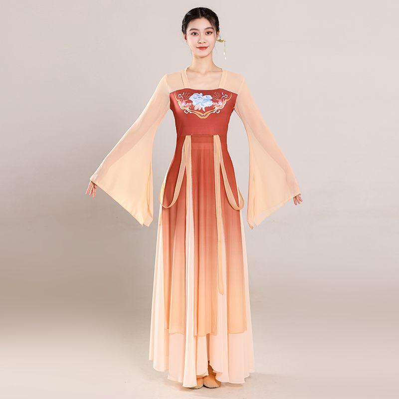 Свободный этнический костюм для танца Хань Тан для женщин — в стиле феи.