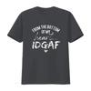 IDGAF T Shirt Women from The Bottom of My Heart Funny  Tops Casual with Saying Black L vintage Washed designer clothes