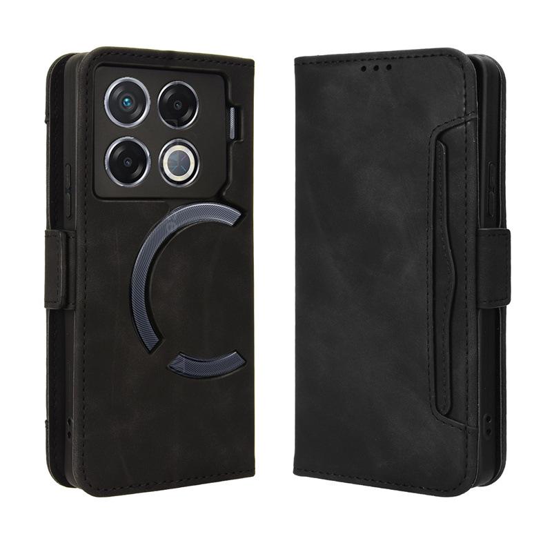 Кожаный флип-кейс Infinix GT 20 Pro X6871 с отделениями для карт