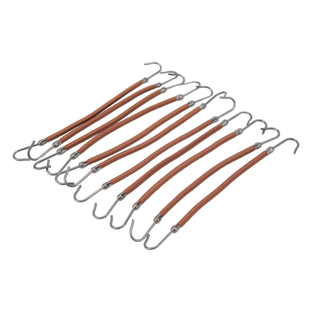 10pcs Ponytail Holder Hook Women Girls Flexible Elastic Hair Band Hook Styling Tool for Dating