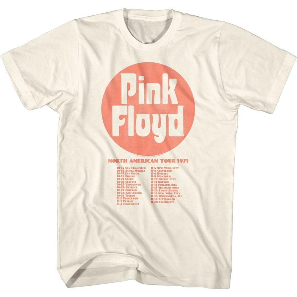 Pink Floyd Североамериканский тур Города Даты Натуральная музыка Группа Футболка