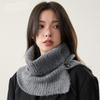 Knitted Wool Versatile Warm and Cold Neck Protection Button Shawl Neck Cover
