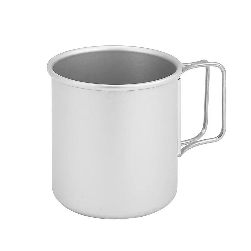 300ML Camping Mug Aluminium Alloy Folding Cup Hike Mug Ultra-Light Camping Travel Water Cup Outdoor Camping Cookware taza