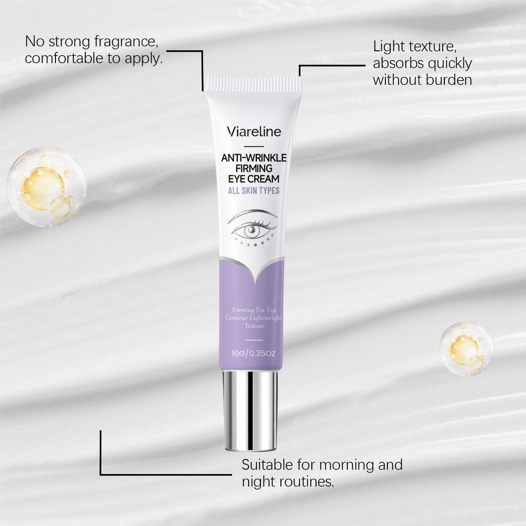 VIARELINE Hydrating Eye Cream Smooths Eye Area Texture Moisturizing Firming 10ml