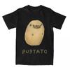 Cute Potato Pug Unisex Women T Shirt Kawaii Pet Dog Puppy Pugs Novelty Tee Shirt TShirts Pure Cotton Gift Idea Clothing
