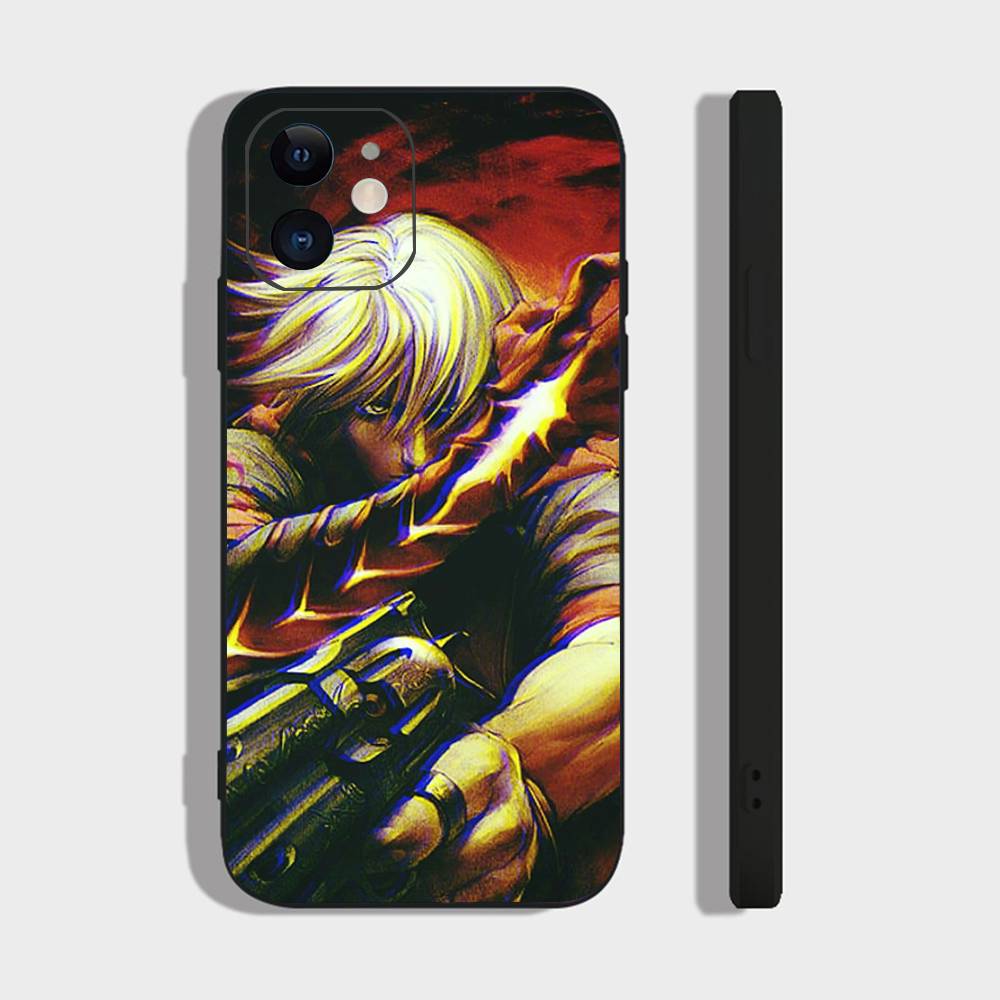 Анимация D-Devil M-MayCry-S Чехол для телефона Для IPhone 17 Air 16 15 14 13 Pro Max 11 12 Черный Силиконовый Чехол