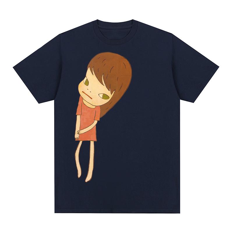 Yoshitomo Nara Sleep Vintage Tshirt Art Cartoon Retro Aesthetic Cotton Unisex T shirt New Tee Tshirt Womens Tops